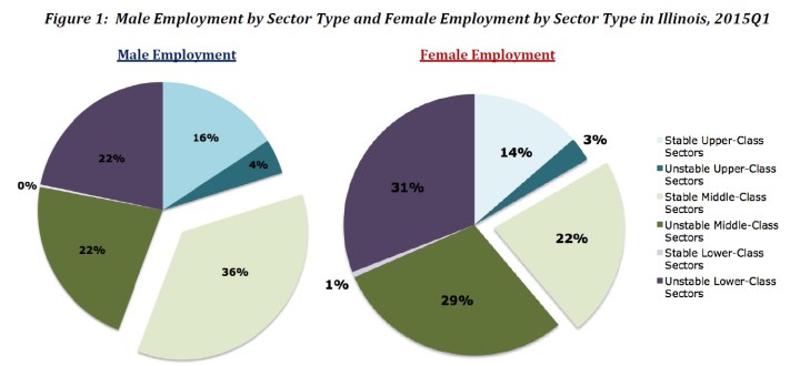 Male Female Sectors of Employment
